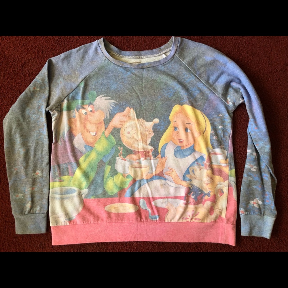 Disney Alice In Wonderland Sweater Shirt